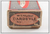 Eppinger Black With Stripe Winged Dardevlet In Box 102 W