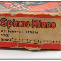 Uniline Mfg Co. Green White Ribs Spinno Minno In Unmarked Box