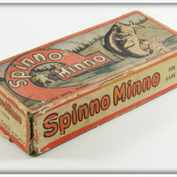 Uniline Mfg Co. Green White Ribs Spinno Minno In Unmarked Box