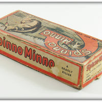 Uniline Mfg Co. Green White Ribs Spinno Minno In Unmarked Box