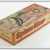 Uniline Mfg Co. Green White Ribs Spinno Minno In Unmarked Box