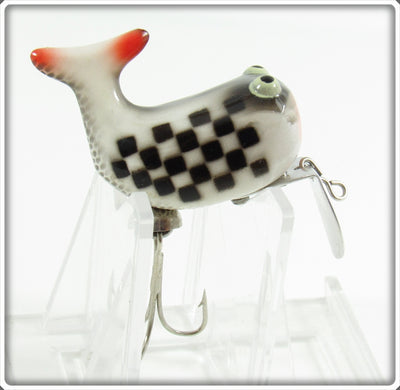 Vintage Heddon Checkered Flag Indy 500 Hi Tail Lure