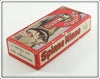 Uniline Mfg Co. Red Pastel Gold Ribs Spinno Minno In Box 601