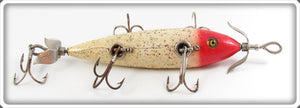 Heddon Red Head Flitter 150 Five Hook Dowagiac Minnow Lure 