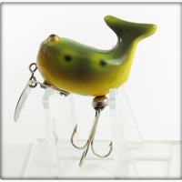 Vintage Heddon Frog Spot Topkick Paint Over Lure