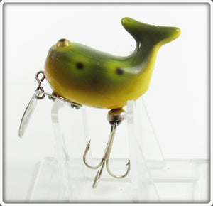 Vintage Heddon Frog Spot Topkick Paint Over Lure