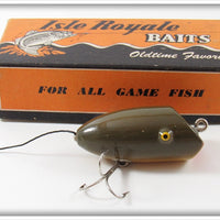 Vintage Isle Royale Gray Baby Mouse / Chunk Mouse Lure In Box