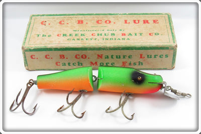 Creek Chub Fireplug Jointed Striper Pikie Lure In Box 6832