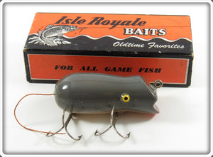 Vintage Isle Royale Gray Swimming Mouse Lure In Box