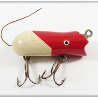 Vintage Isle Royale Red & White Baby Mouse Lure