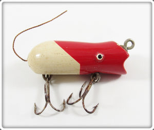 Vintage Isle Royale Red & White Baby Mouse Lure