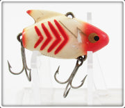 Vintage Heddon White Red Arrows Sonic Lure 385 WRX