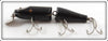 Vintage Creek Chub Solid Black Jointed Snook Pikie Lure 5513