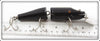 Creek Chub Solid Black Jointed Snook Pikie 5513