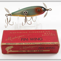 Vintage Michigan Lakes Tackle Co. Michigan Fin Wing In Box 