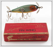 Vintage Michigan Lakes Tackle Co. Michigan Fin Wing In Box 