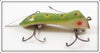 Vintage Pflueger Frog Spot Wizard Wiggler Lure