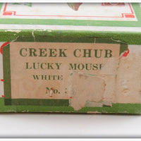 Creek Chub White Lucky Mouse In Box 3602