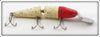 Creek Chub Nite Glow Red Head Deep Diving Jointed Pikie In Box 2622 DD