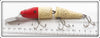 Creek Chub Nite Glow Red Head Deep Diving Jointed Pikie In Box 2622 DD