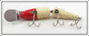 Creek Chub Nite Glow Red Head Deep Diving Jointed Pikie In Box 2622 DD