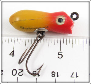 Vintage Shakespeare Yellow & Red Fly Rod Mouse Lure