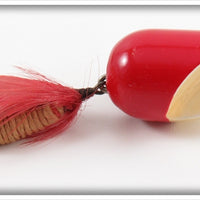 The Dickens Bait Co. Red & White Weedless Wonder In Box