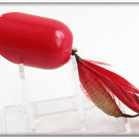 The Dickens Bait Co. Red & White Weedless Wonder In Box