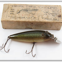 Vintage Creek Chub Natural Chub Wiggler Lure In Intro Box 