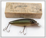 Vintage Creek Chub Natural Chub Wiggler Lure In Intro Box 