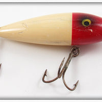 Vintage Moonlight / Paw Paw Red & White Transitional Bait