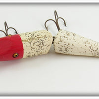 Creek Chub Non Luminous Red Head With Glitter Jointed Pikie In 2618 Box