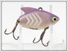Vintage Heddon Purple Scale White Chevron Smithwick Eyes Sonic Lure