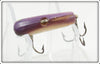 Heddon Purple Scale White Chevron Smithwick Eyes Sonic