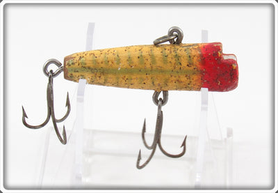 Vintage Heddon White Shore Red Head Drewco Saltwater Lure