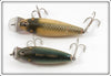 Creek Chub Silver Flash Wiggler & Chub Baby Wiggler Pair