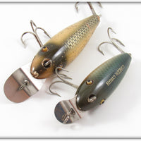 Creek Chub Silver Flash Wiggler & Chub Baby Wiggler Pair