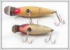 Creek Chub Silver Flash Wiggler & Chub Baby Wiggler Pair