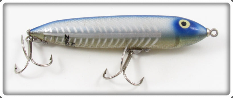 Vintage Heddon Blue Shore Nose Line Tie Zara Spook Lure