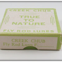 Creek Chub White Black Head Fly Rod Hum Bird In Unmarked Box F301