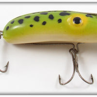 Vintage L. Cooper Frog Spot Jac Pot Lure