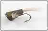 Creek Chub Grey & Brown Fly Rod Plunker Bass Bug F1004