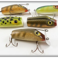 L. Cooper Jac-Pot Lure & Body Lot Of Five