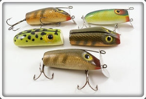 L. Cooper Jac-Pot Lure & Body Lot Of Five