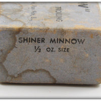 L & S Bait Company Shiner Minnow Empty Box