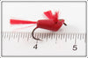 Creek Chub All Red Fly Rod Plunker Trout Bug F1101