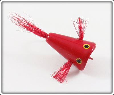 Creek Chub All Red Fly Rod Plunker Bass Bug Lure F1001