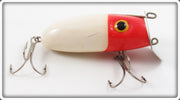 Vintage L. Cooper Red & White Jac Pot Lure 