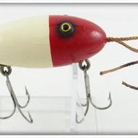 Vintage Shur Strike Red Head White Crab Lure 