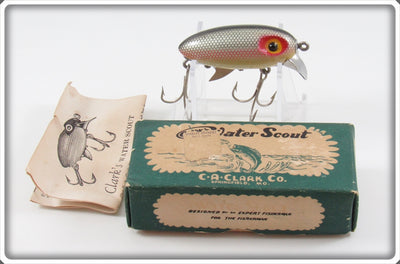 Vintage Clark's Yellow Fin Chub Water Scout Lure In Box